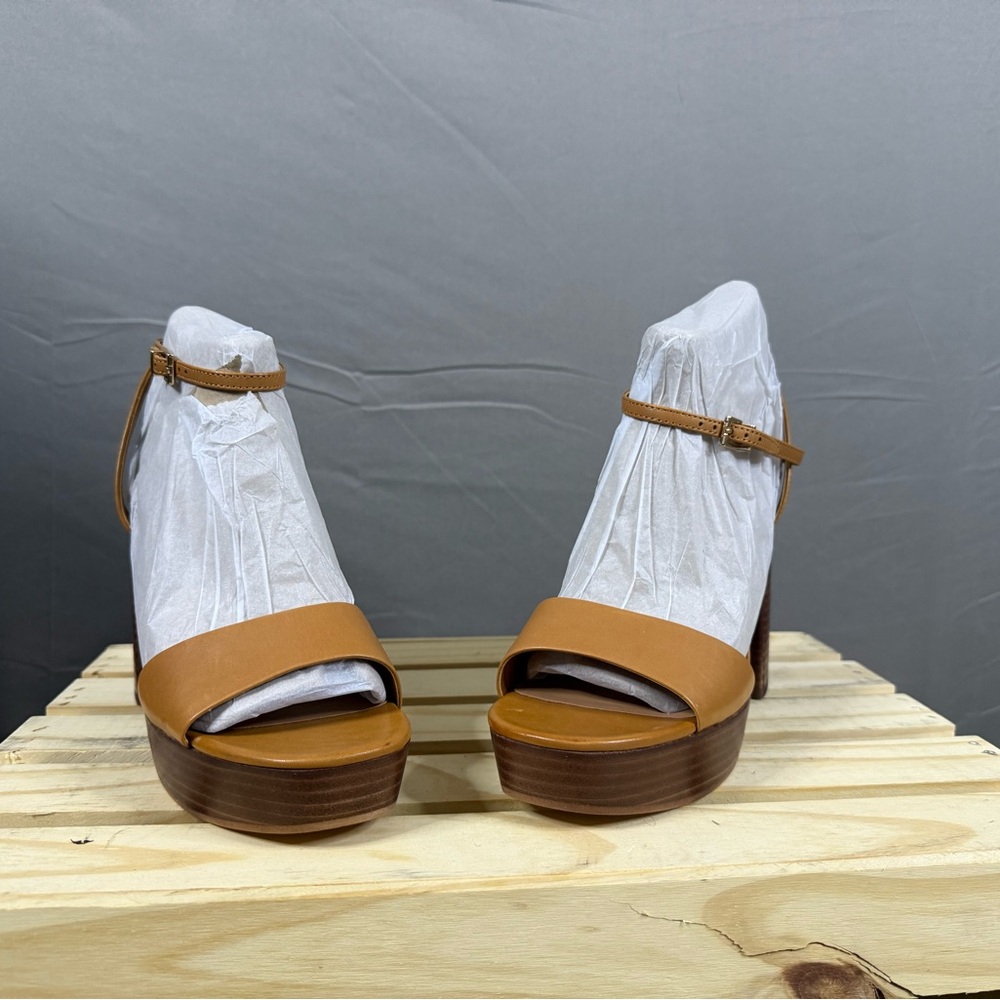 Vince Camuto Brown Platform Sandals    VC-PENDRY Golden Walnut